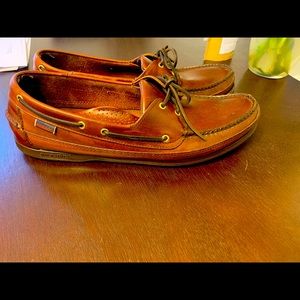 Men’s Sabago Brown loafers boat shoes (sz 14)